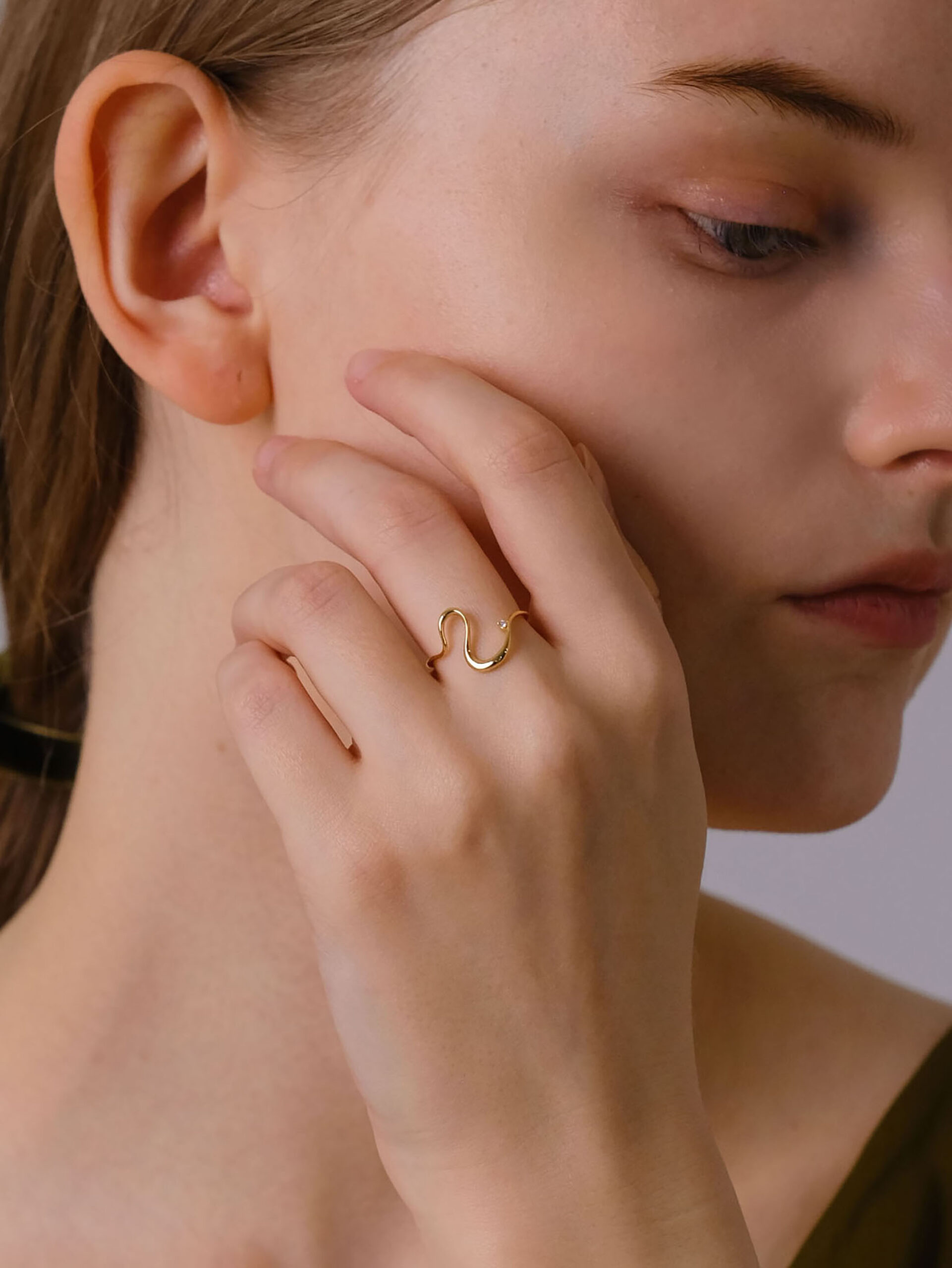 K10 ウェーブリング | NATURALI JEWELRY(ナチュラリ ジュエリ) 公式