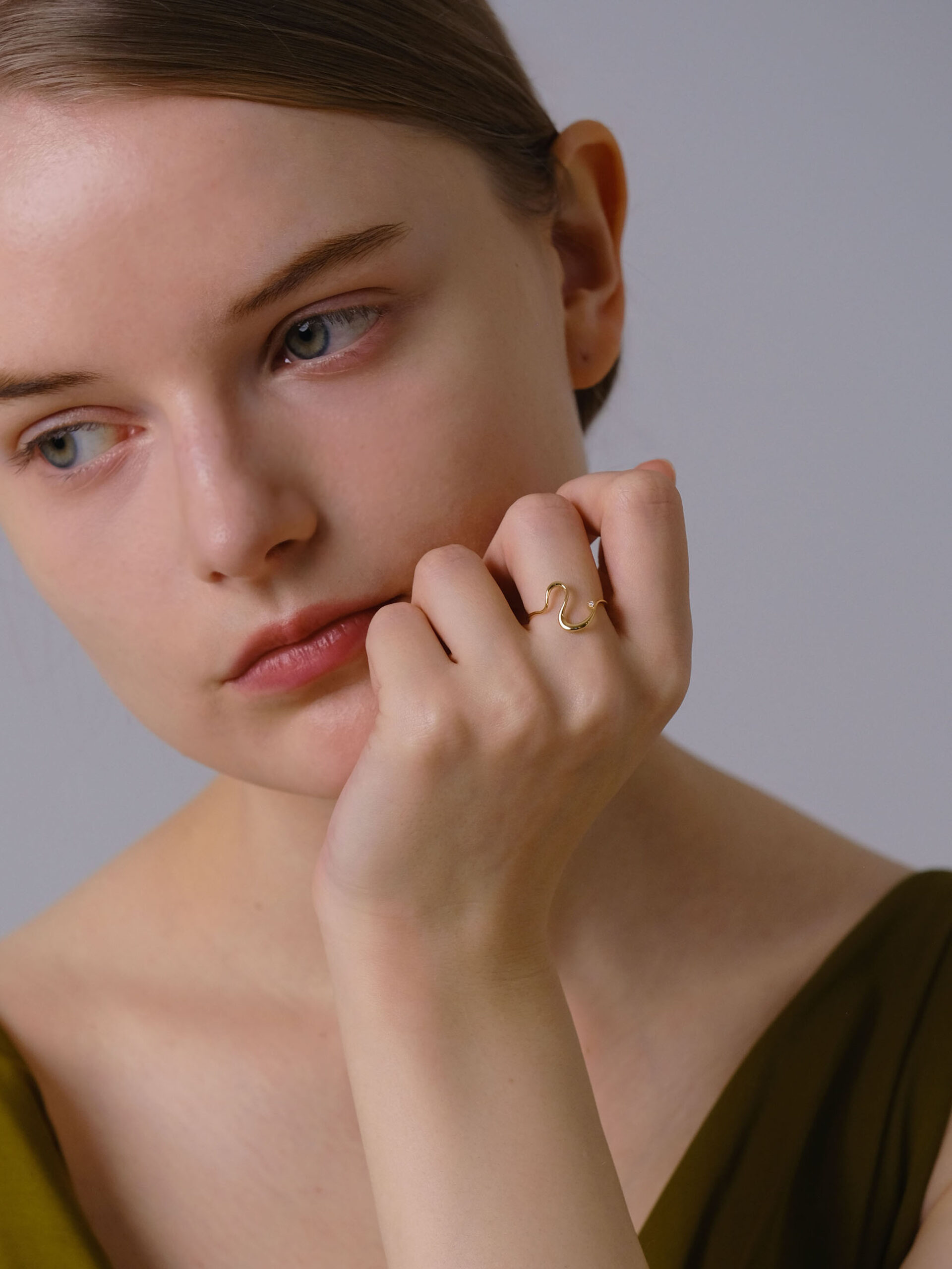 K10 ウェーブリング | NATURALI JEWELRY(ナチュラリ ジュエリ) 公式