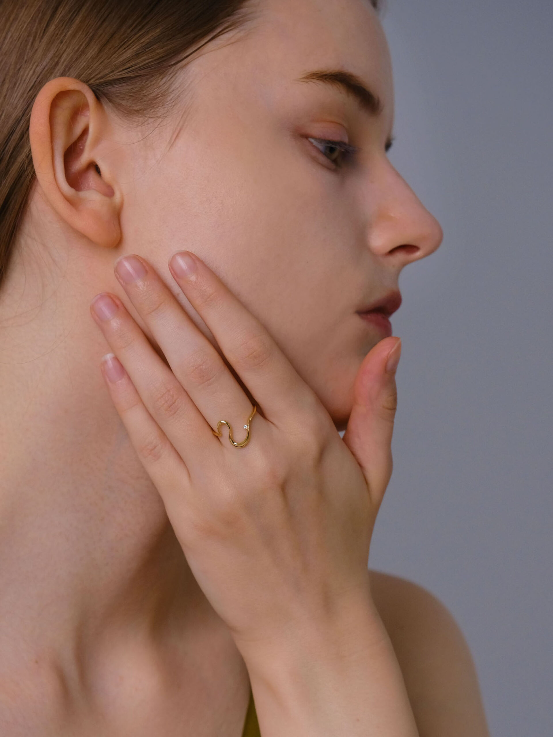 K10 ウェーブリング | NATURALI JEWELRY(ナチュラリ ジュエリ) 公式