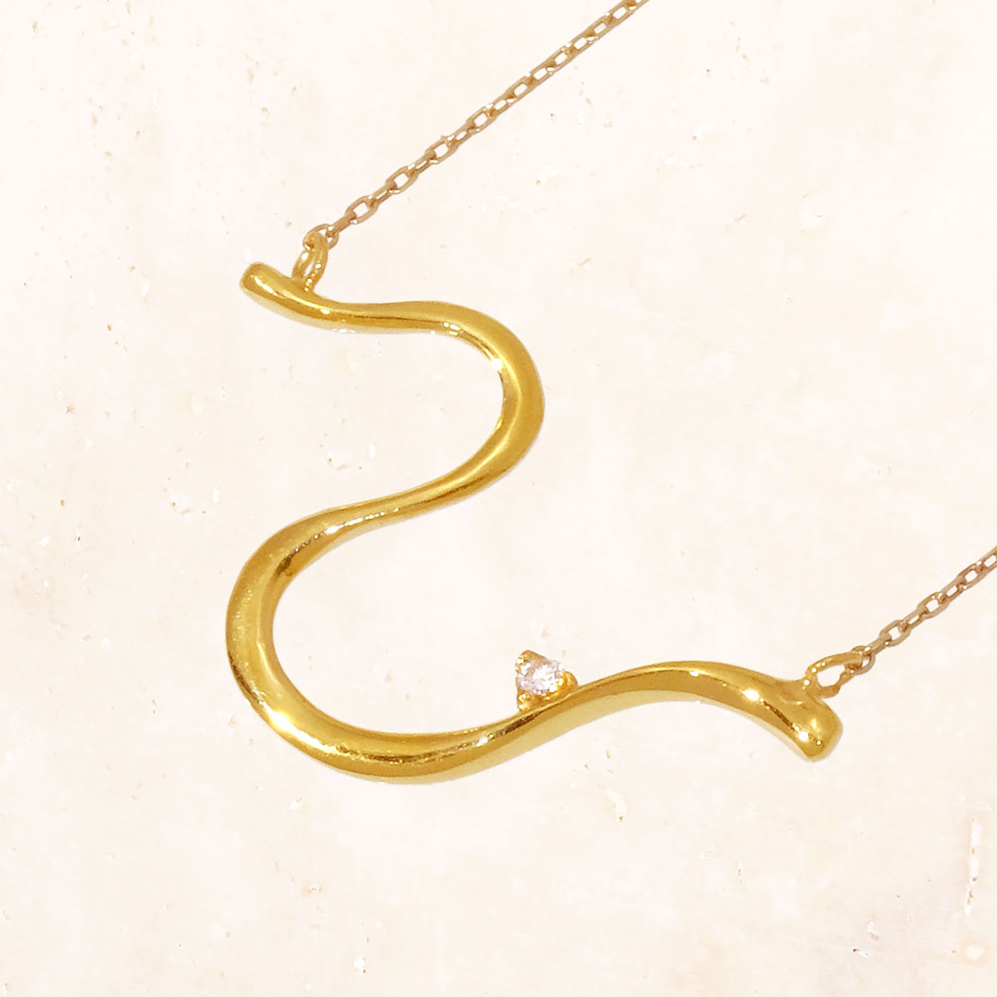 K10 ウェーブネックレス サブ画像