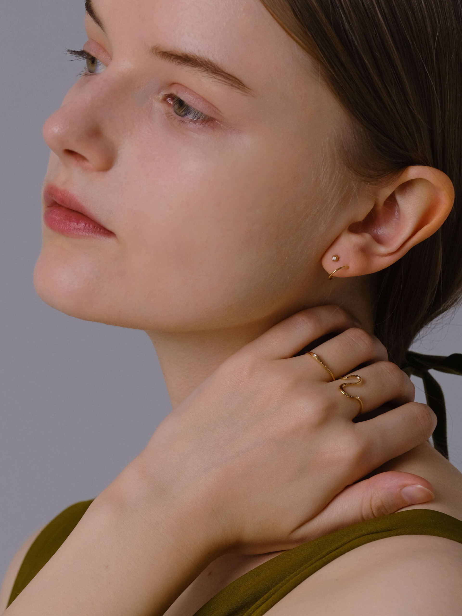 K10 ウェーブリング | NATURALI JEWELRY(ナチュラリ ジュエリ) 公式