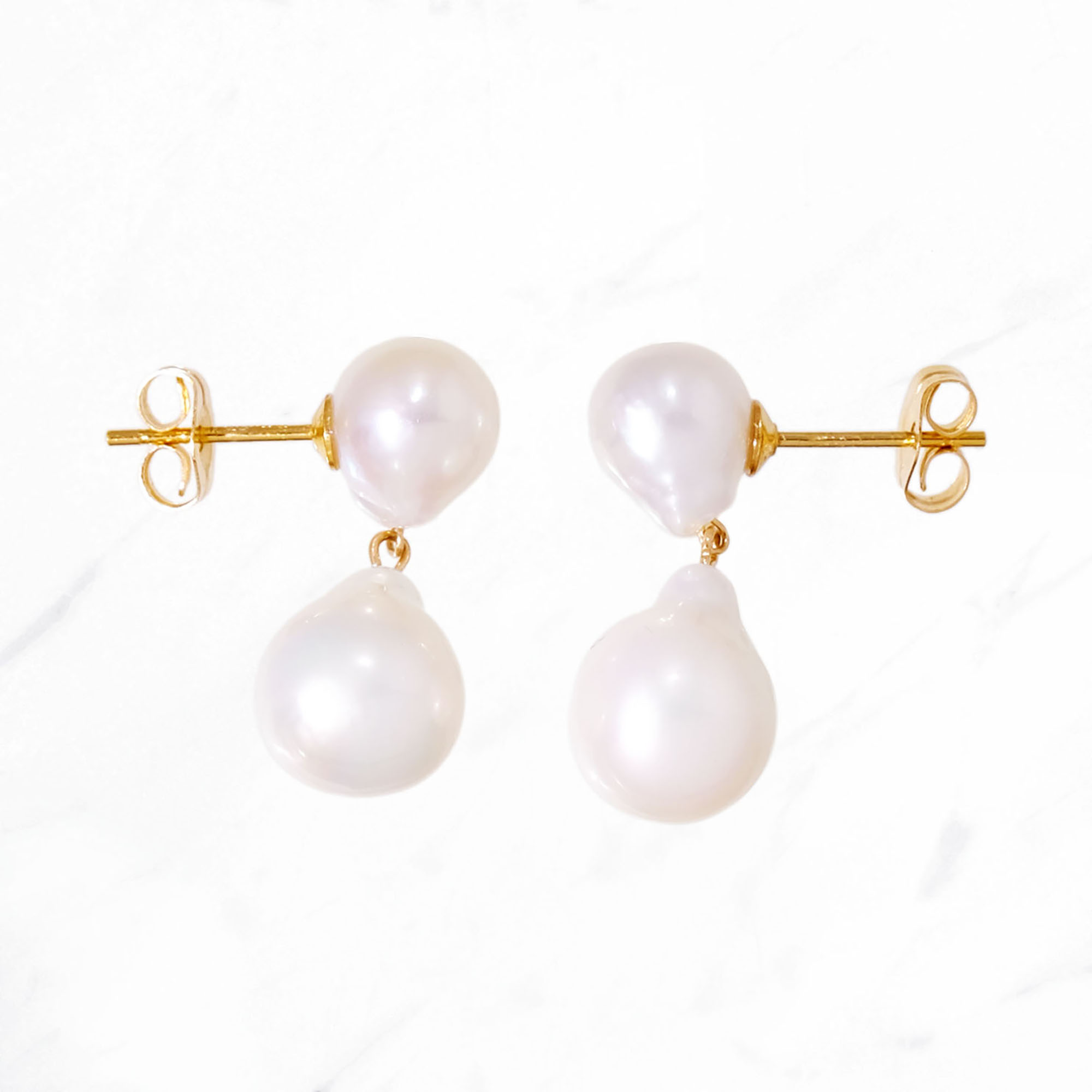 ジェミニパールスタッドピアス サブ画像