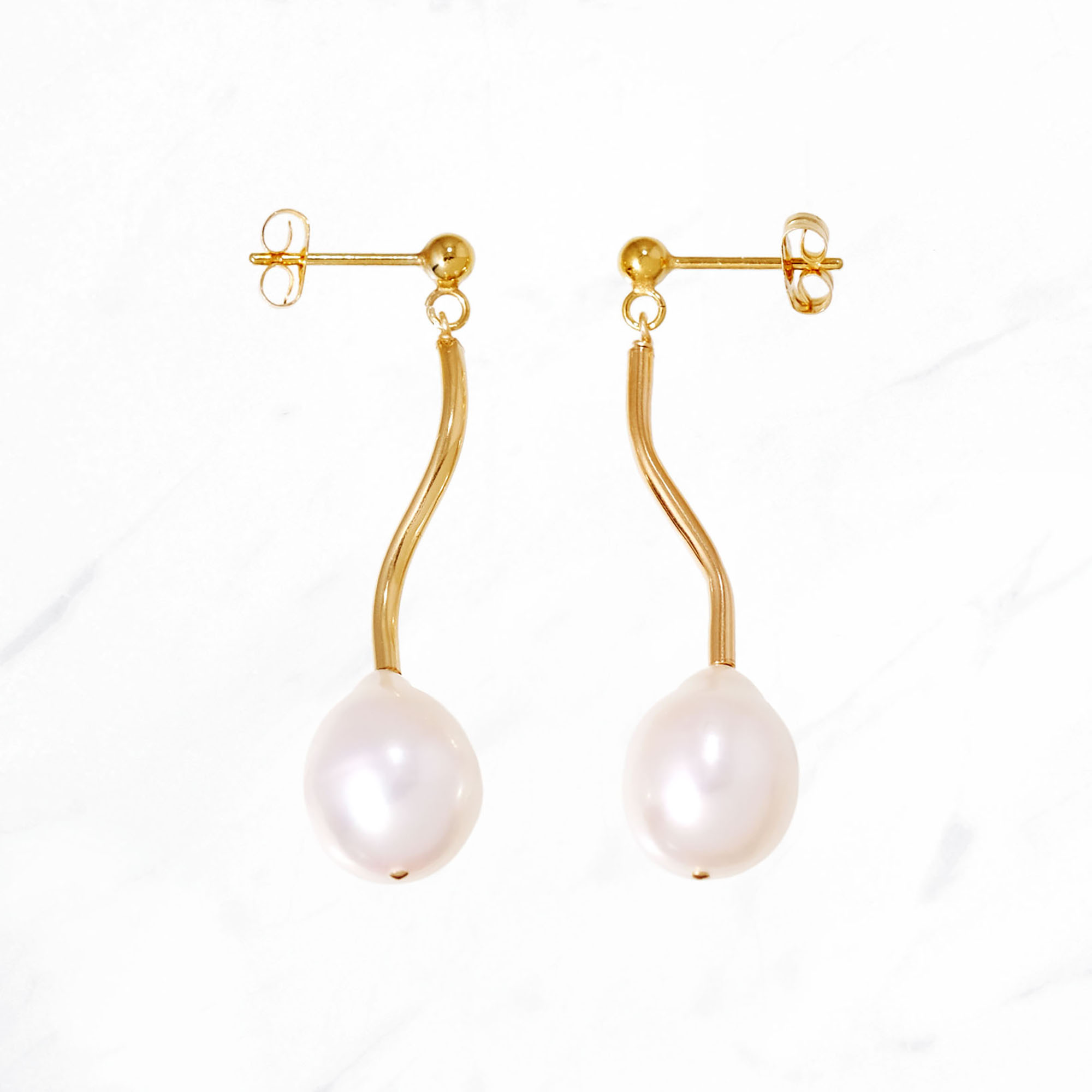 グレースラインパールピアス サブ画像